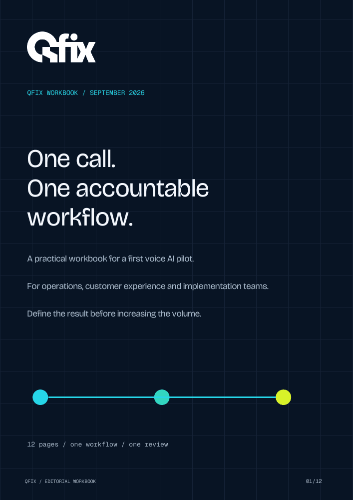 One call. One accountable workflow.